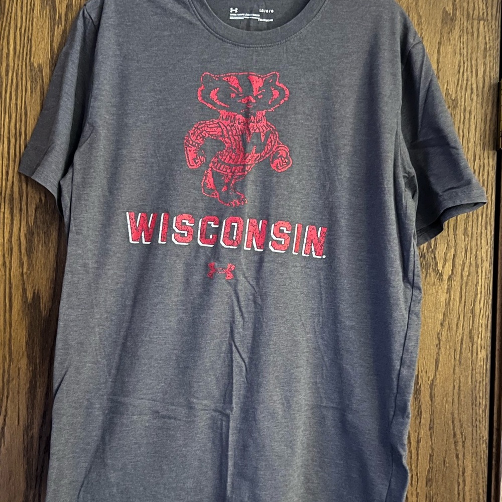 LG Wisconsin Gray T-Shirt under Armour